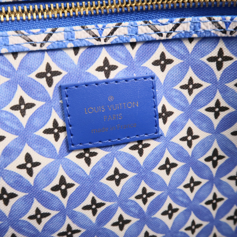 LOUIS VUITTON Monogram By The Pool Neverfull MM金扣手挽袋-5