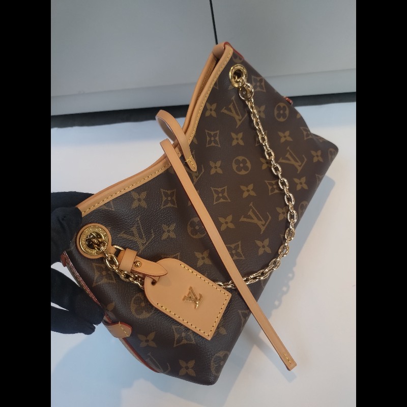 LV 老花金鍊小號斜背包 CarryAll BB-2