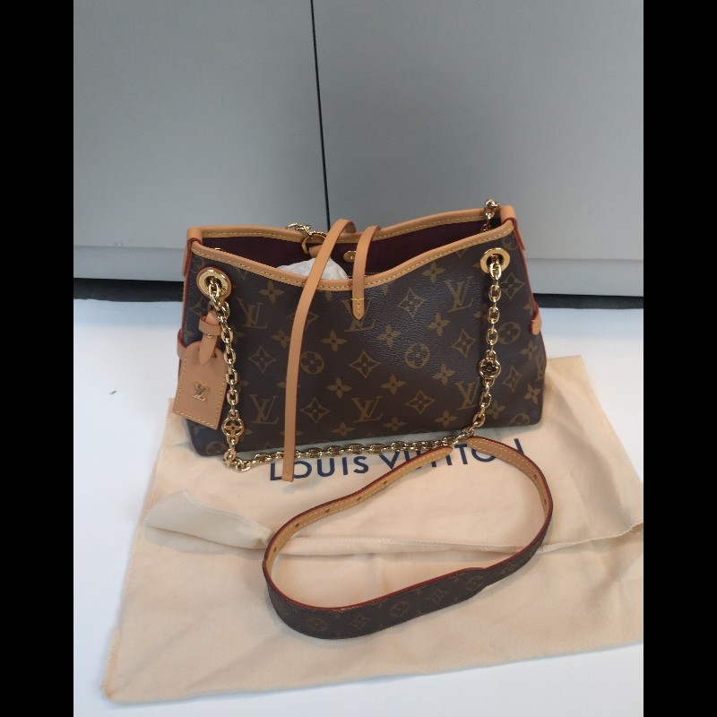 LV 老花金鍊小號斜背包 CarryAll BB-4