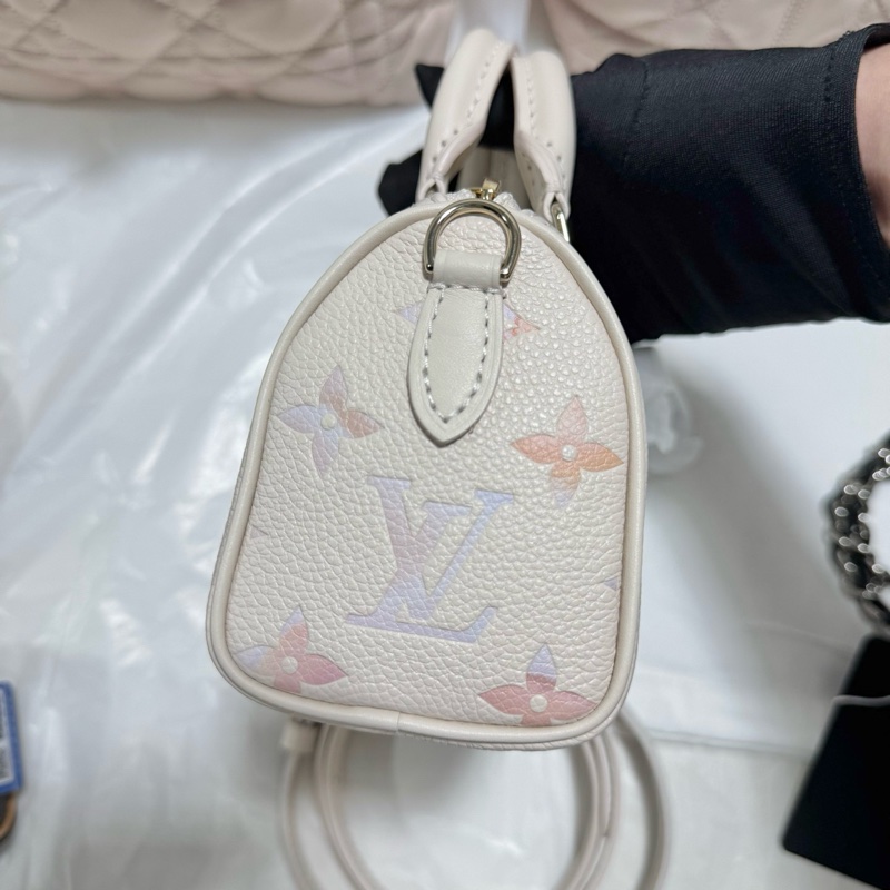 LV speedy nano 夢幻紫 水彩漸變 限定款-3