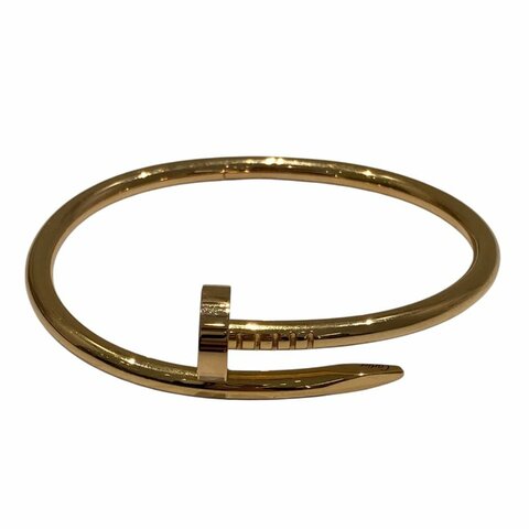 CARTIER 卡地亞 B6048115 JUSTE UN CLOU 釘子手環 SIZE:15 玫瑰金