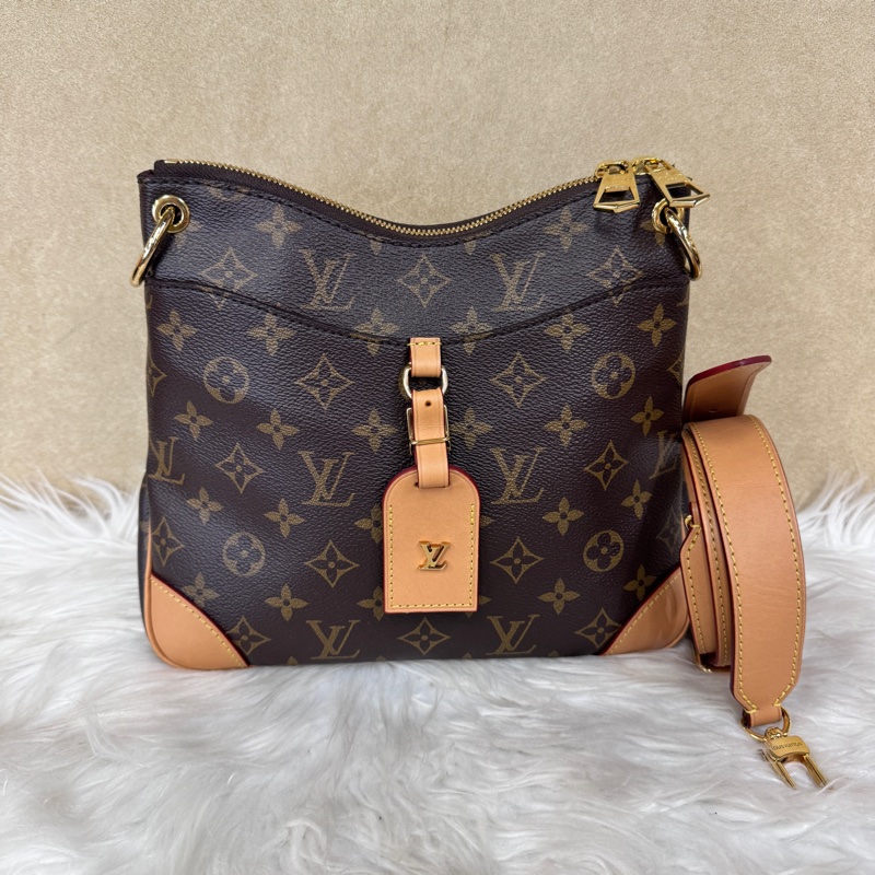 LV Odeon PM 老花斜背包-0