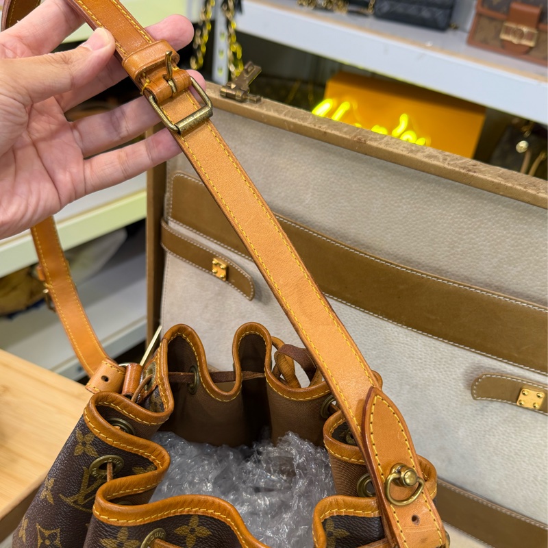 Louis Vuitton 老花中古ＭＭ水桶包🤎必賣缺貨款-13