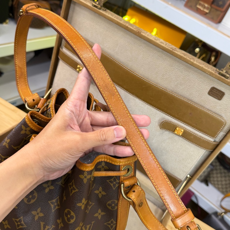 Louis Vuitton 老花中古ＭＭ水桶包🤎必賣缺貨款-14