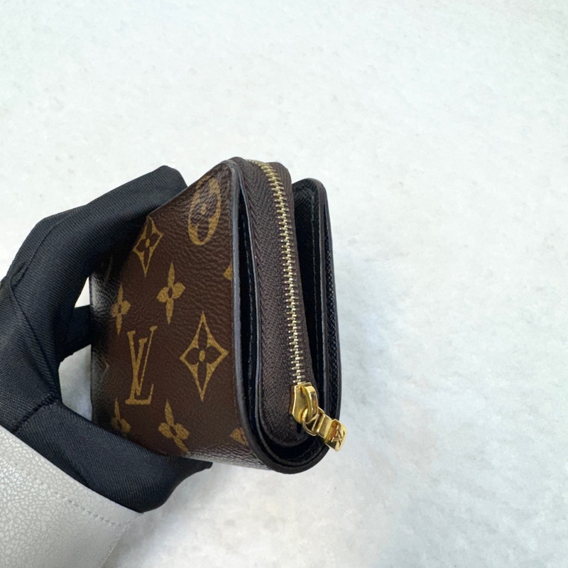 路易威登多用短夾LV 雙面Louㄇ拉零錢短夾M81461芯片-2