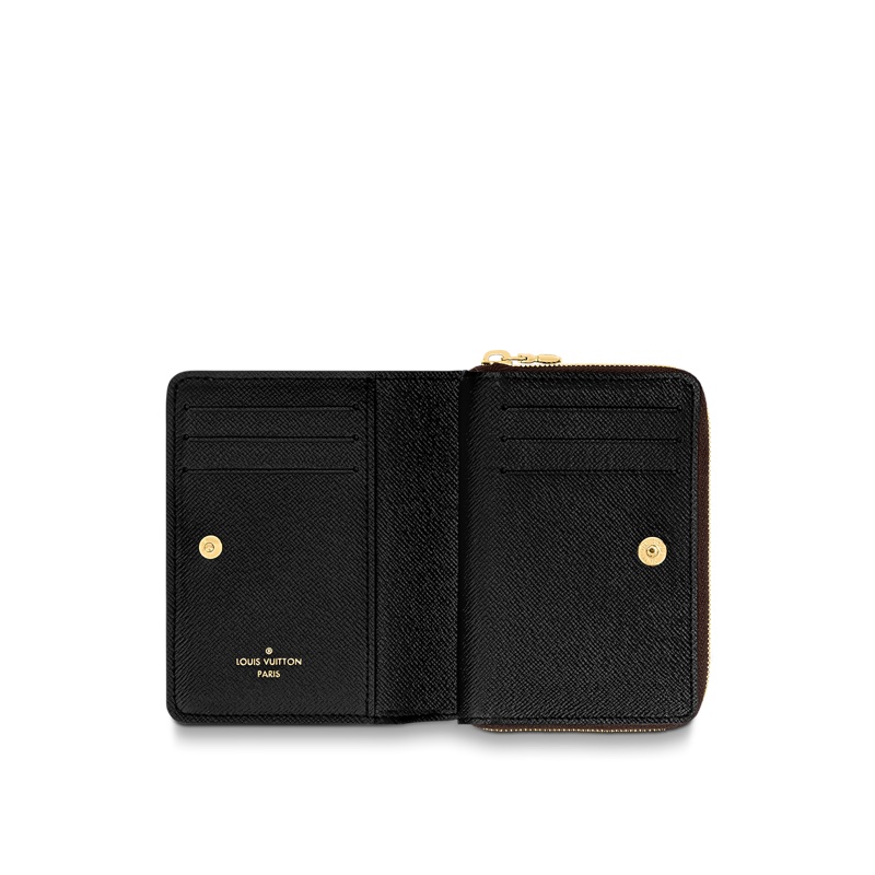 路易威登多用短夾LV 雙面Louㄇ拉零錢短夾M81461芯片-11