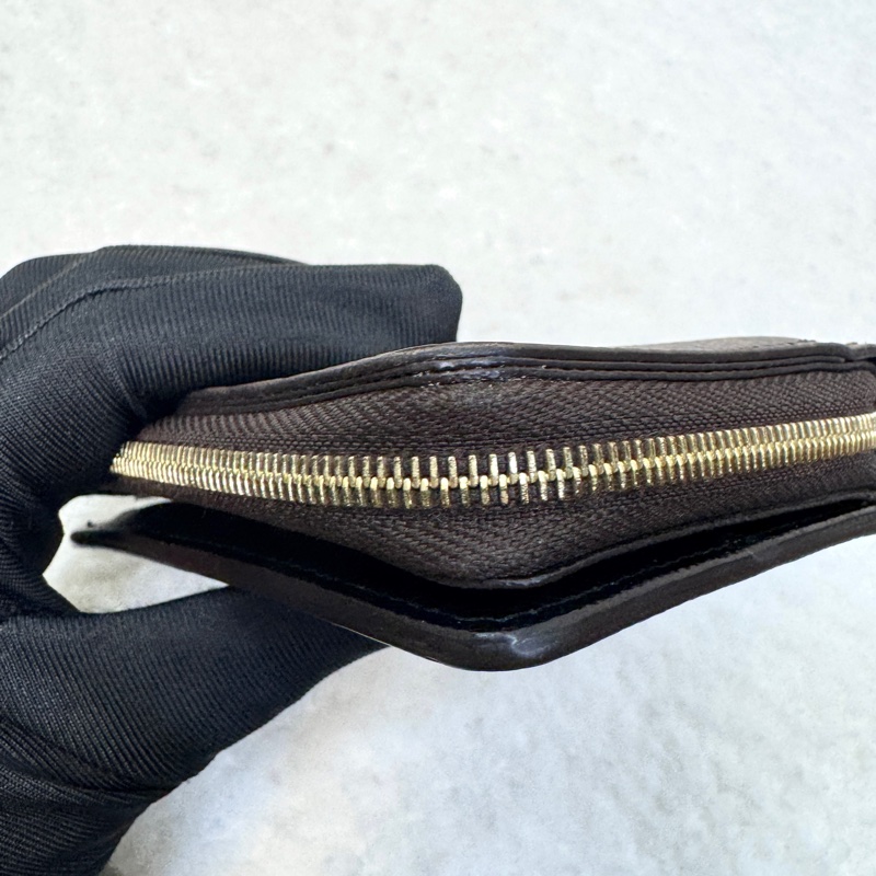 路易威登多用短夾LV 雙面Louㄇ拉零錢短夾M81461芯片-14