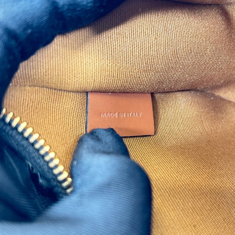 Zhf hz 專櫃價5.1折！CELINE/賽琳  經典凱旋門老花滿印可調節肩帶 黃褐色牛皮革 腋下单肩包-16