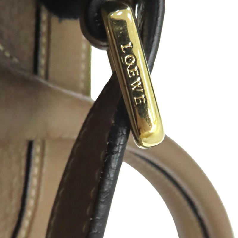 棕色 牛皮 May35 兩用包【LOEWE 羅威】-10