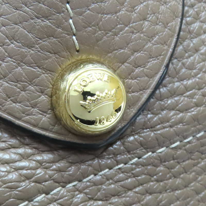 棕色 牛皮 May35 兩用包【LOEWE 羅威】-12
