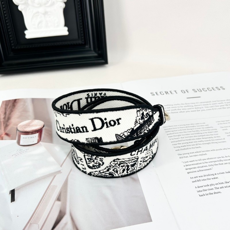 Zwb hz DIOR迪奧 Lady D-Lite  淺金色吊墜Plan de Paris巴黎地圖 刺繡 戴妃包 單肩斜挎手提包-19