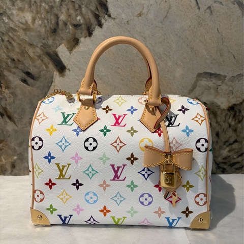 LV白三彩 Speedy 25