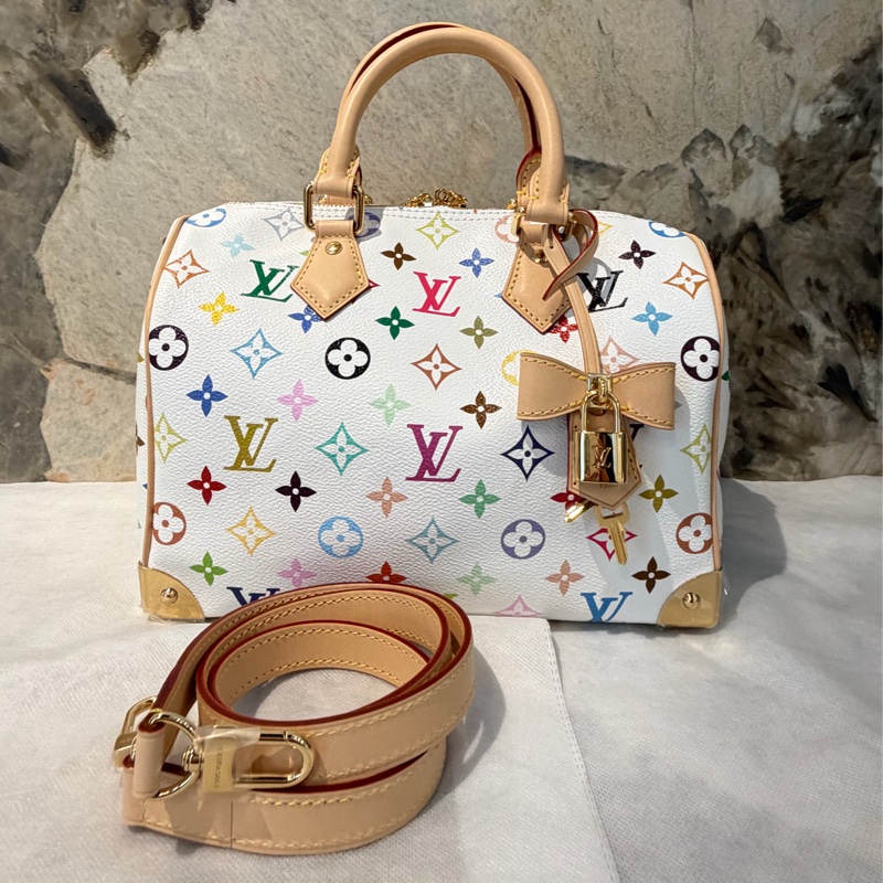 LV白三彩 Speedy 25-1