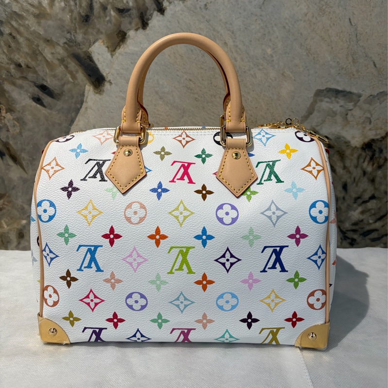 LV白三彩 Speedy 25-2