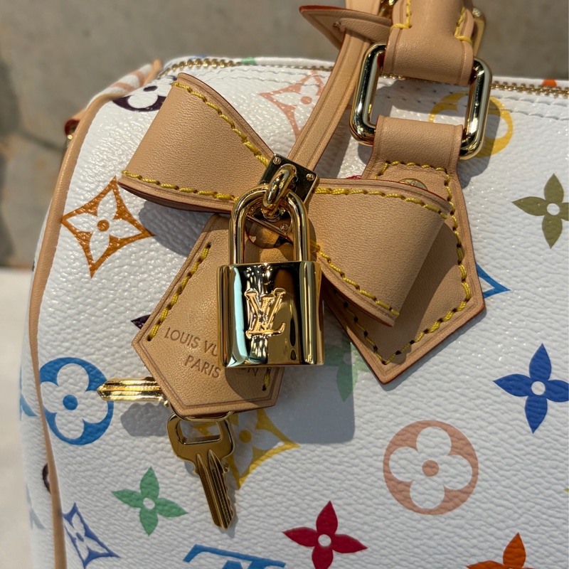 LV白三彩 Speedy 25-8