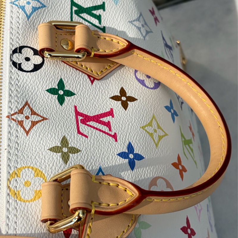 LV白三彩 Speedy 25-12