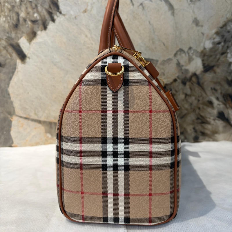 Burberry 格紋帆布兩用波士頓-2