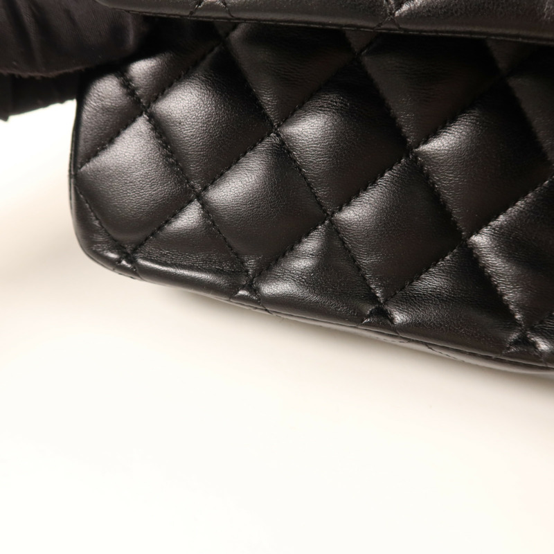 CHANEL 羊皮皮革Classic 25金扣鏈帶肩背袋-18