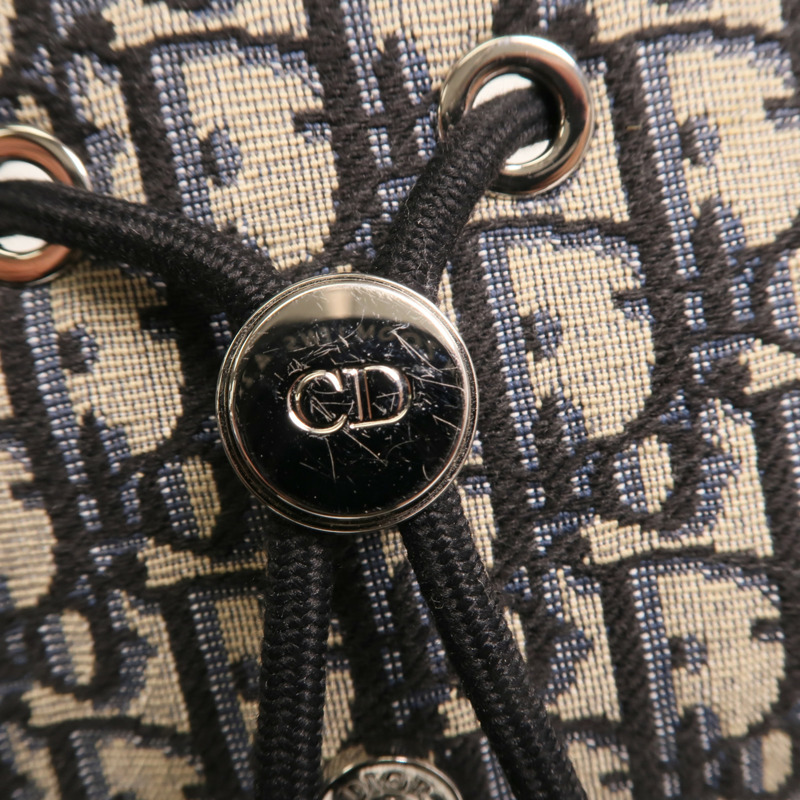 Dior 帆布Saddle Backpack銀扣背包-9