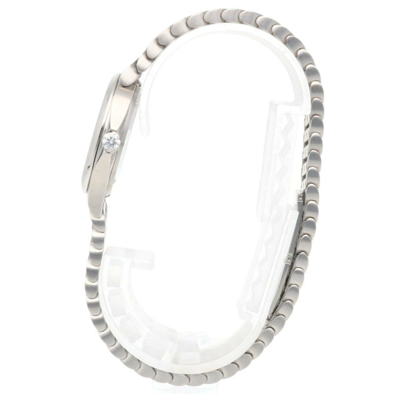 二手蒂芬妮 Metro 手錶，不鏽鋼石英機芯，女士款，TIFFANY & Co.，8 顆鑽石錶殼。-3