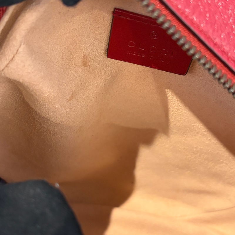 GUCCI MARMONT紅圓餅包-9