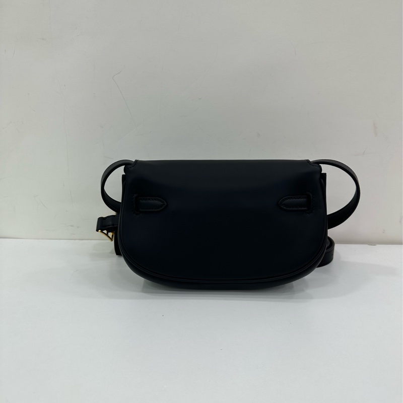 Hermes 愛馬仕 kelly moove 黑金 Swift 皮 W刻 有購證-2