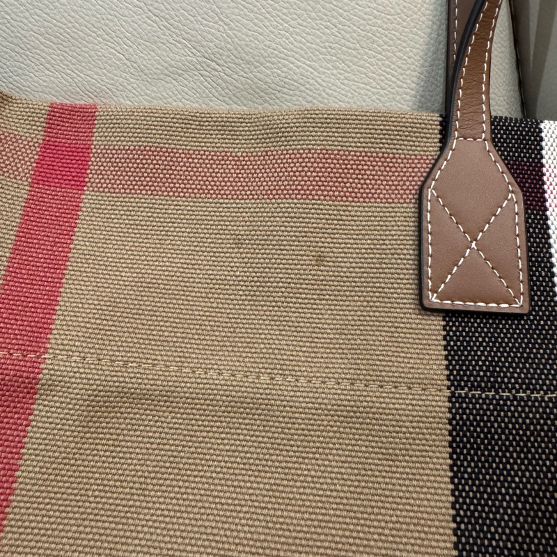 Burberry 巴寶莉 經典格紋 tote bag/托特包/98新美品-9