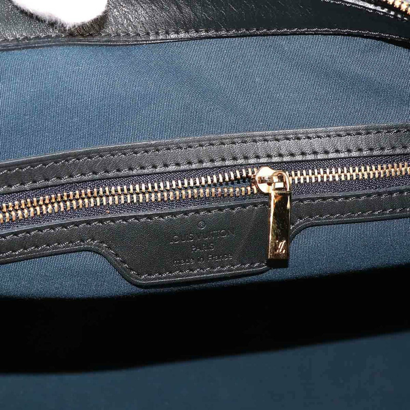 路易威登 Monogram Mini Cabas Mezzo Personal SPO 手提包，TST 藍色，金色五金配件-6