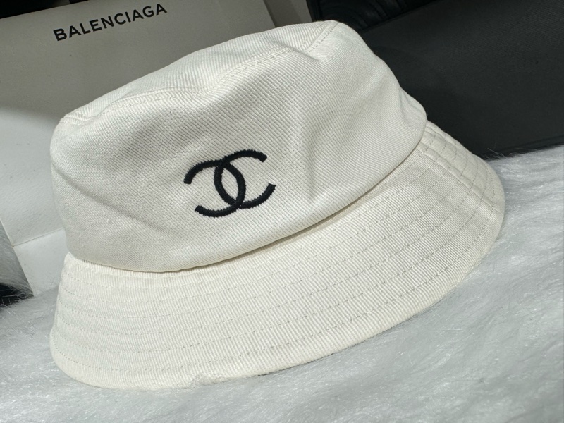 Chanel 刺繡logo 漁夫帽-1