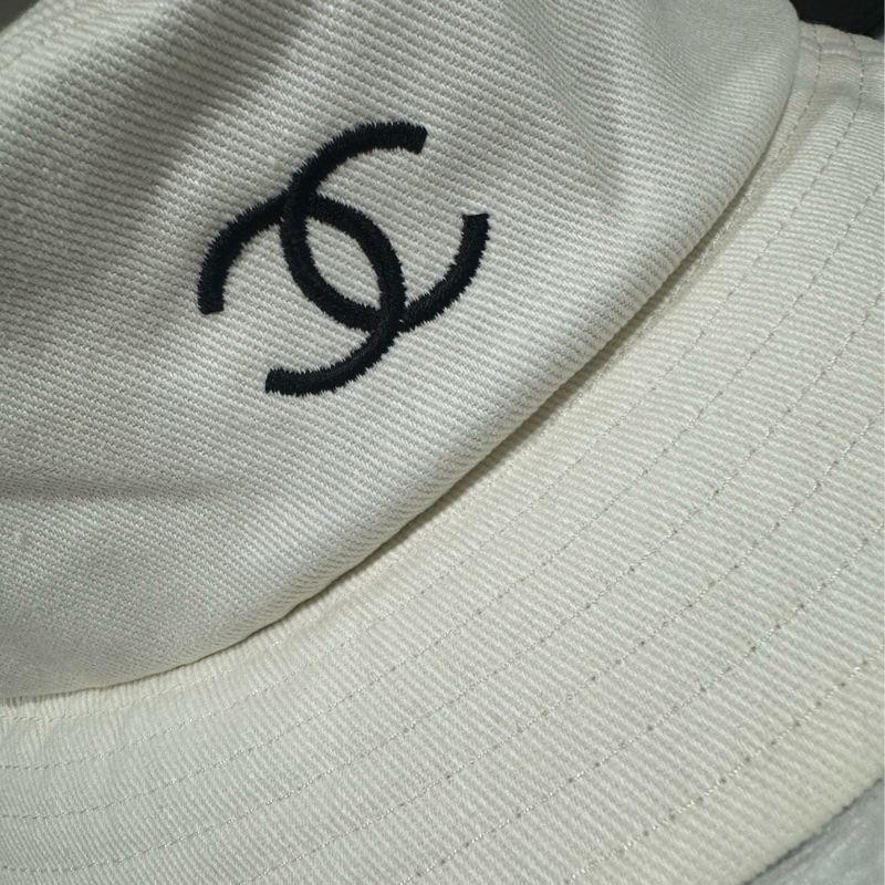 Chanel 刺繡logo 漁夫帽-8