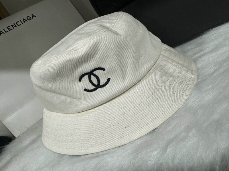 Chanel 刺繡logo 漁夫帽-9