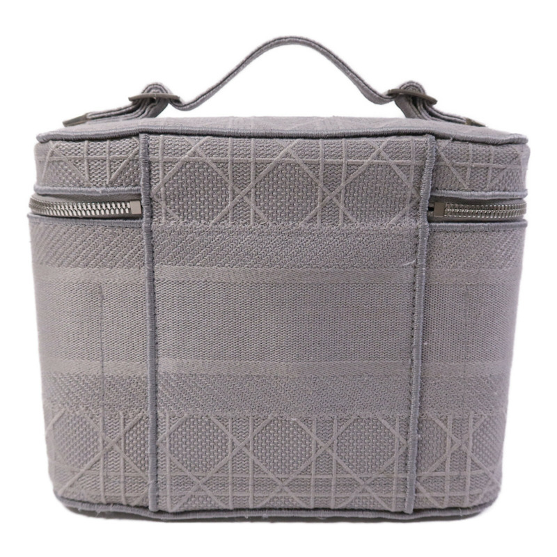 Dior 帆布Travel Vanity Case銀扣手挽袋-1