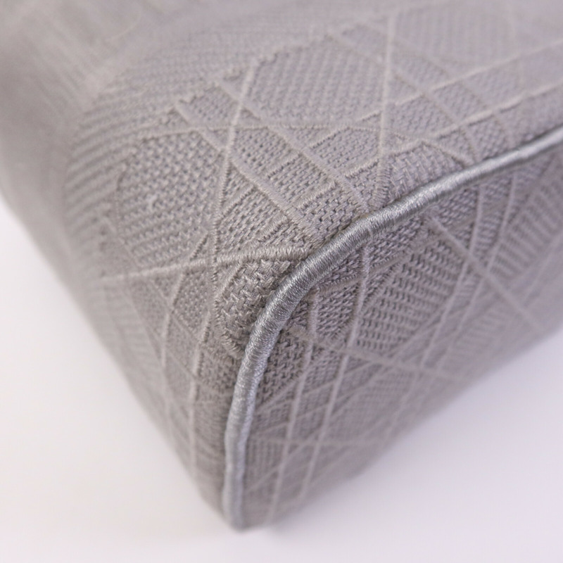 Dior 帆布Travel Vanity Case銀扣手挽袋-10