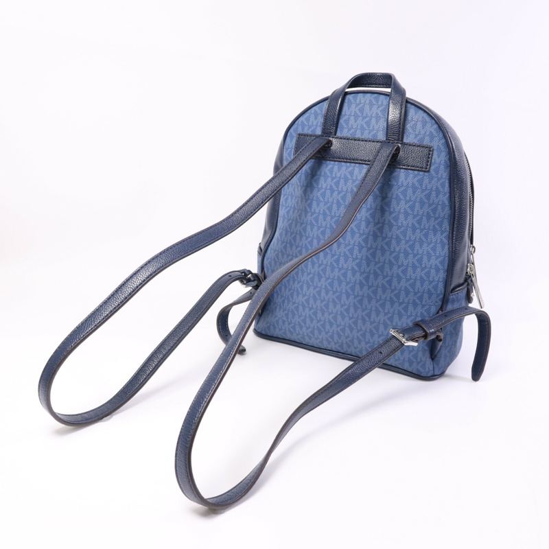 Michael Kors 塗層帆布Backpack銀扣背包-9