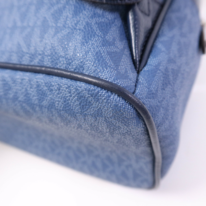 Michael Kors 塗層帆布Backpack銀扣背包-12