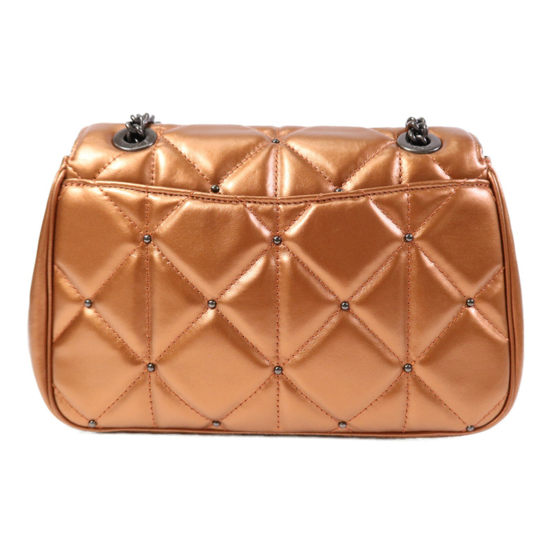 COACH 牛皮皮革Chain Shoulder鏈帶肩背袋-1