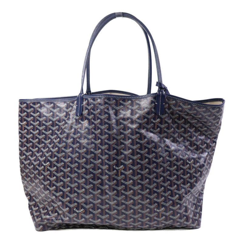 GOYARD 塗層帆布Saint Louis GM銀扣手挽袋-0