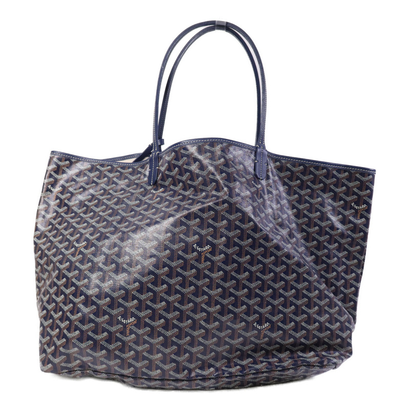 GOYARD 塗層帆布Saint Louis GM銀扣手挽袋-1