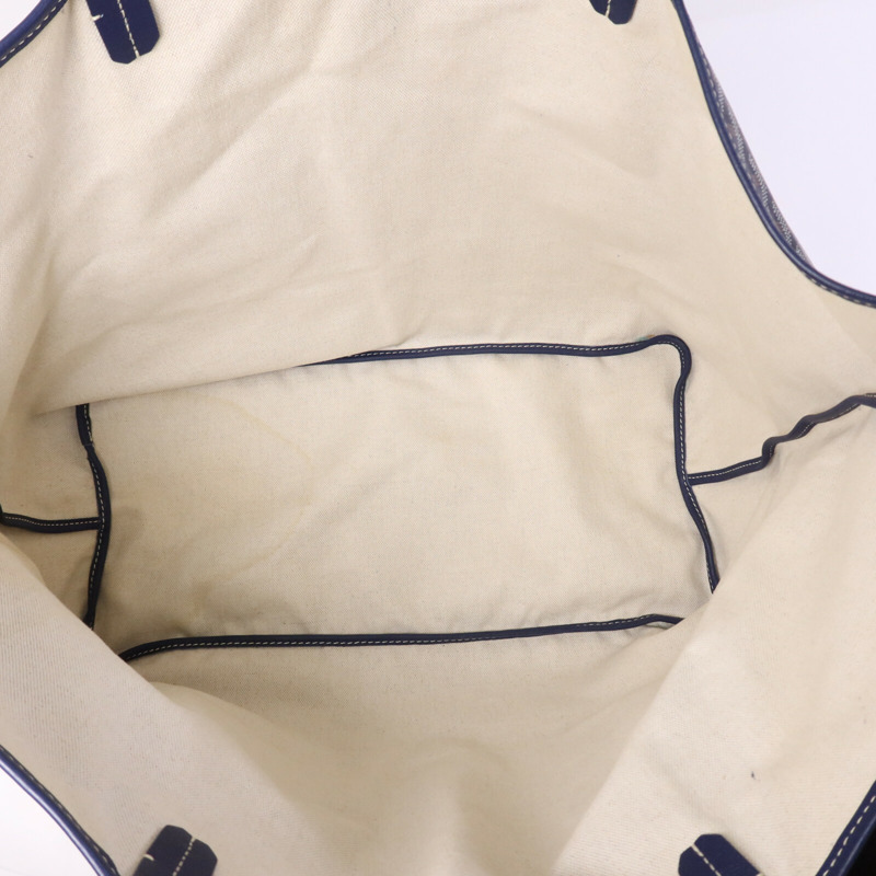 GOYARD 塗層帆布Saint Louis GM銀扣手挽袋-4