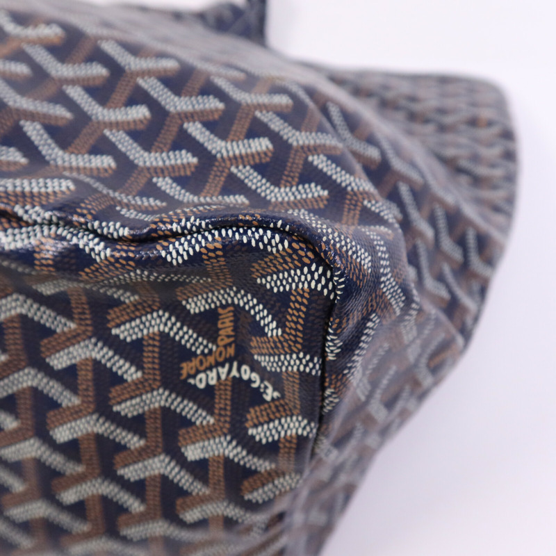 GOYARD 塗層帆布Saint Louis GM銀扣手挽袋-10