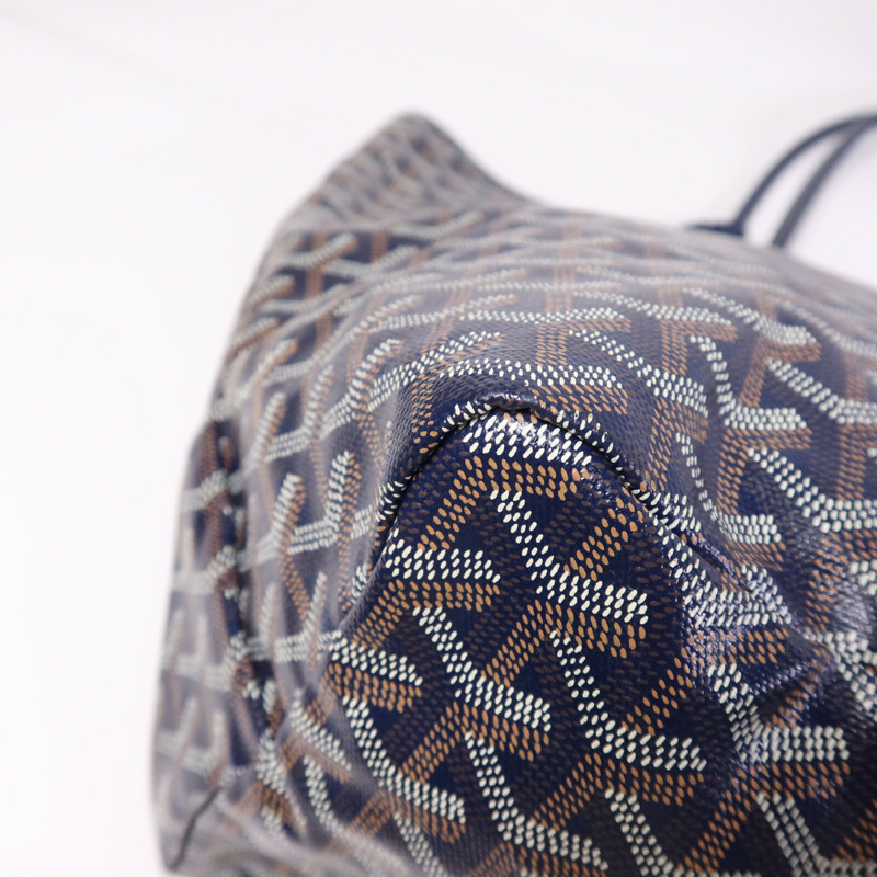 GOYARD 塗層帆布Saint Louis GM銀扣手挽袋-13