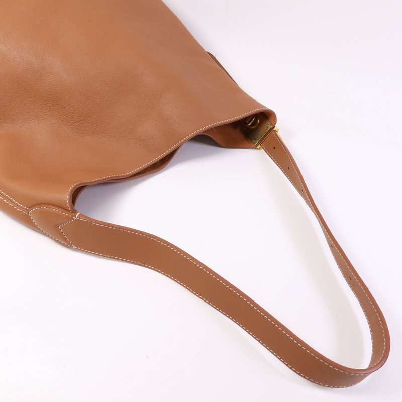 LOUIS VUITTON 牛皮皮革Low Key Hobo MM金扣肩背袋-8