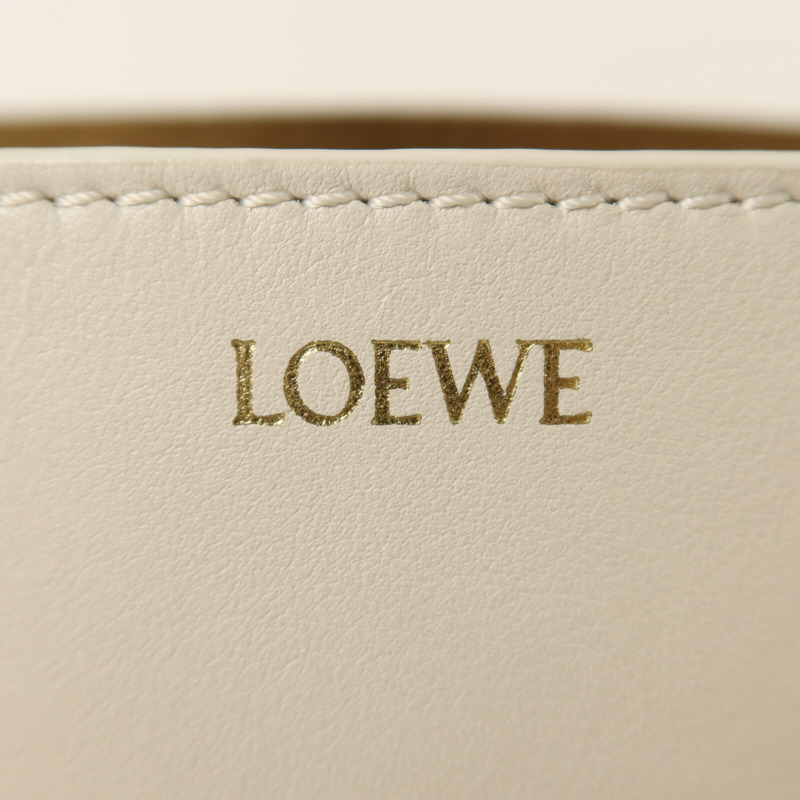LOEWE 牛皮皮革Puzzle Fold Mini金扣手挽肩背兩用袋-5