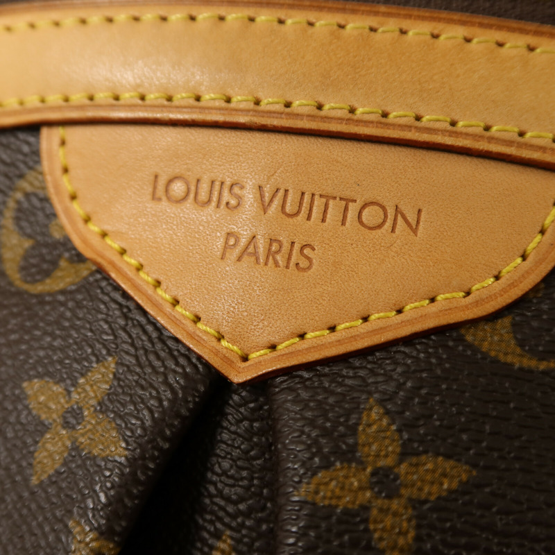 LOUIS VUITTON Monogram Tivoli GM金扣手挽袋-9