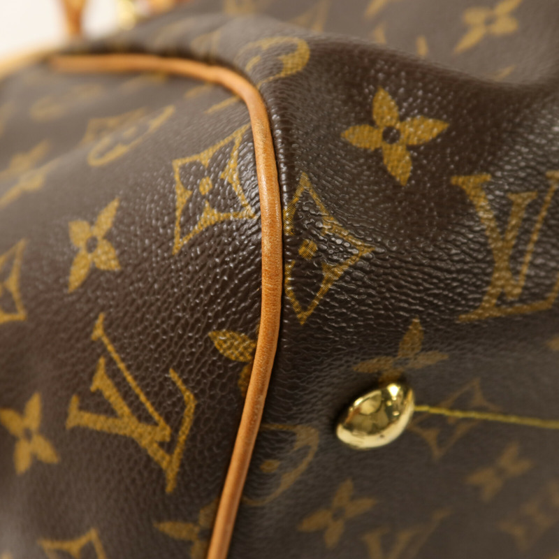 LOUIS VUITTON Monogram Tivoli GM金扣手挽袋-12