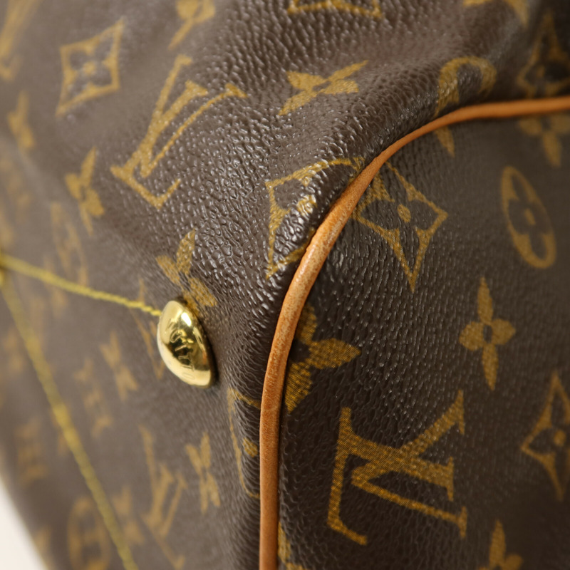 LOUIS VUITTON Monogram Tivoli GM金扣手挽袋-13