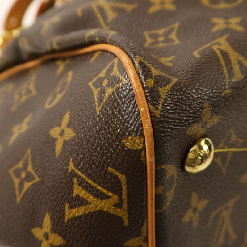 LOUIS VUITTON Monogram Tivoli GM金扣手挽袋-14