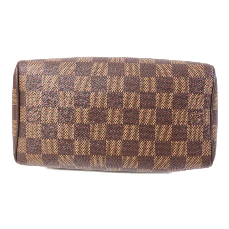 LOUIS VUITTON Damier Speedy Bandouliere 20金扣手挽肩背兩用袋-3