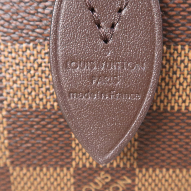 LOUIS VUITTON Damier Speedy Bandouliere 20金扣手挽肩背兩用袋-5