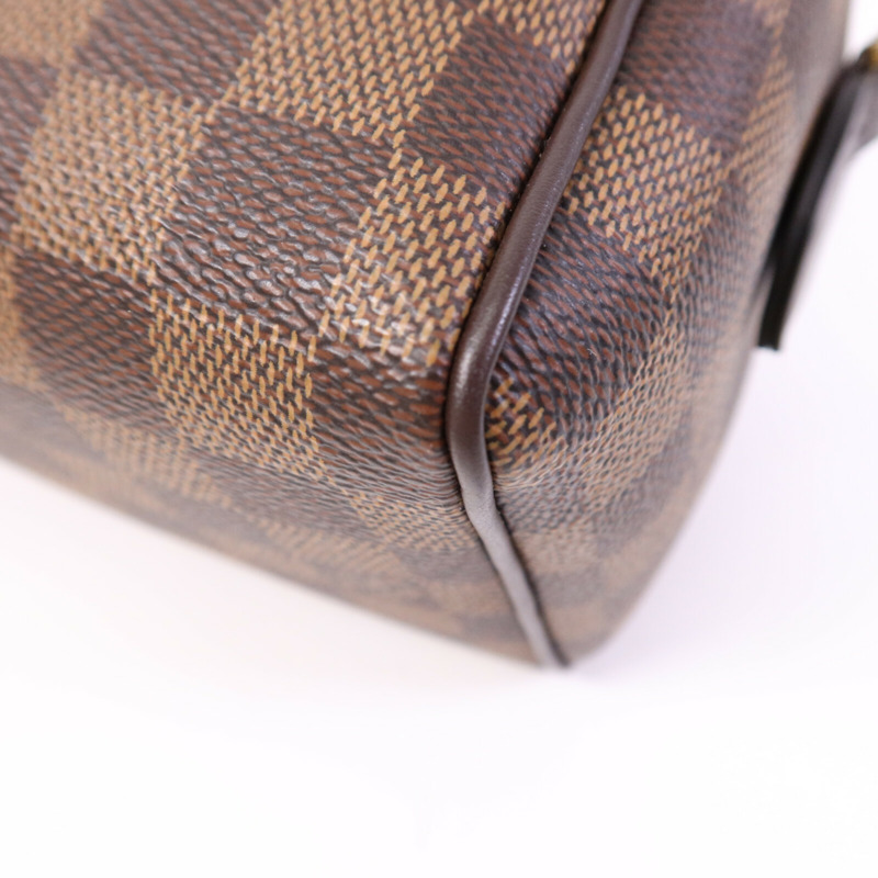 LOUIS VUITTON Damier Speedy Bandouliere 20金扣手挽肩背兩用袋-11